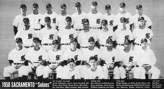 Sacramento Solons of 1950